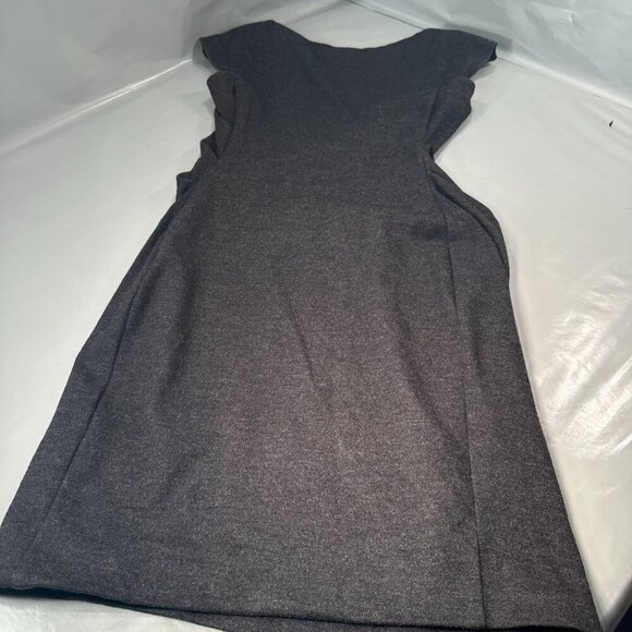 Diane Von Furstenberg Dress Women Ruched Wool Blend Knit DVF Stretch Sleeveless - Picture 10 of 16